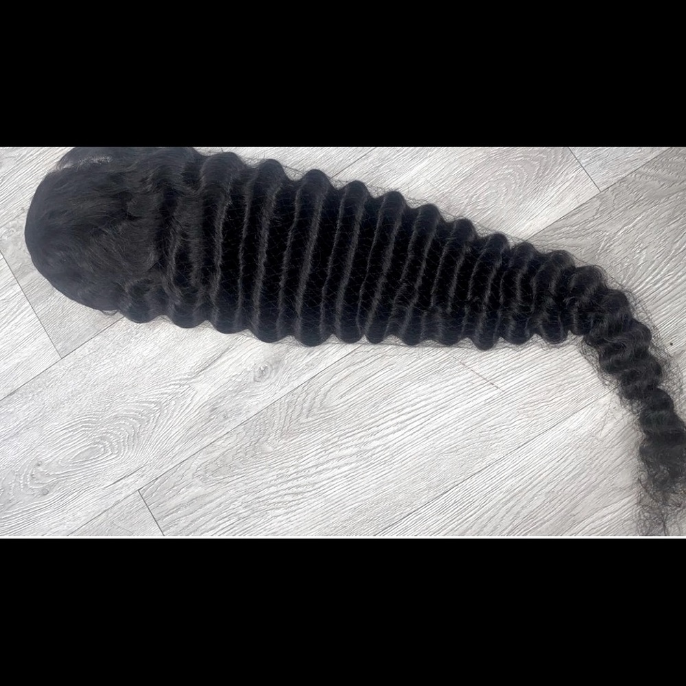 Lace front wig